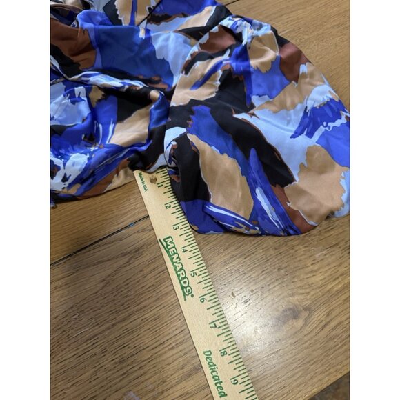 Nine West Shirt Dress Women Size XXL Midi Polyester Colorful Office Teacher City - Picture 7 of 12